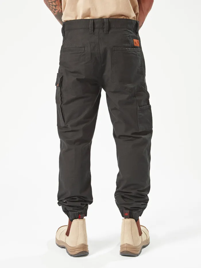 Volcom Pants Volcom Workwear Caliper Cuffed Pants 8211 Black Black 8211 Mens
