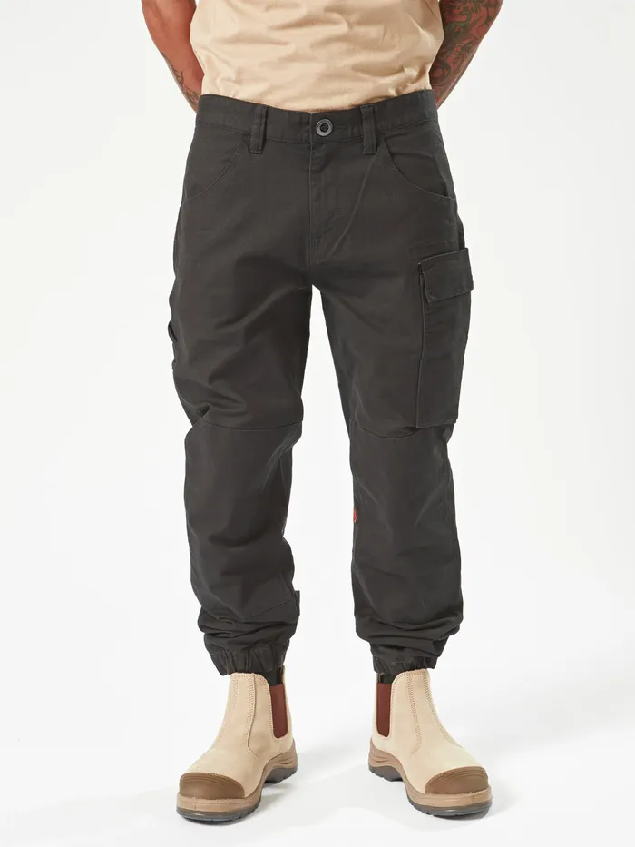 Volcom Pants Volcom Workwear Caliper Cuffed Pants 8211 Black Black 8211 Mens