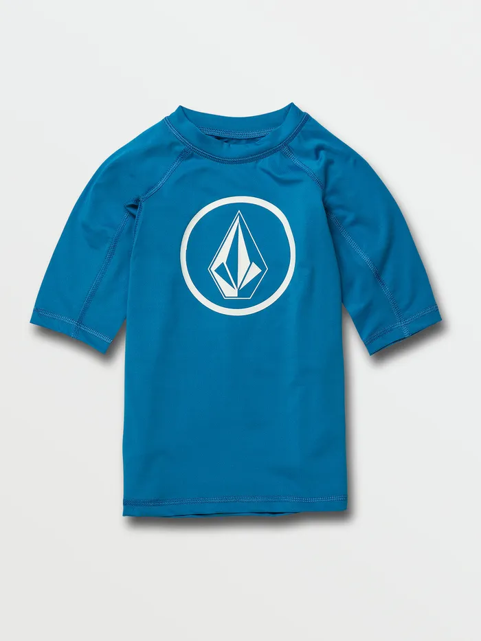 Volcom Rashguards Little Boys Lido Solid Short Sleeve Upf 50 Rashguard 8211 True Blue True Blue 8211 Boys Volcom Rashguards Little Boys Lido Solid Short Sleeve Upf 50 Rashguard 8211 True Blue True Blue 8211 Boys