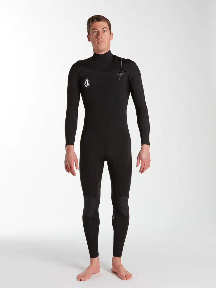 Volcom Rashguards Modulator 2mm Chest Zip Wetsuit 8211 Black Black 8211 Mens