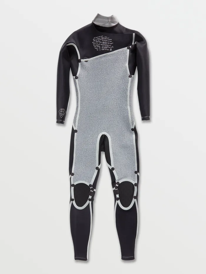 Volcom Rashguards Modulator 2mm Chest Zip Wetsuit 8211 Black Black 8211 Mens