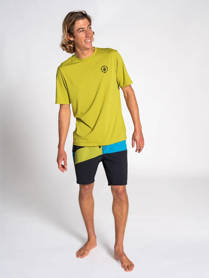 Volcom Rashguards Spray Stone Short Sleeve 8211 Oasis Oasis 8211 Mens
