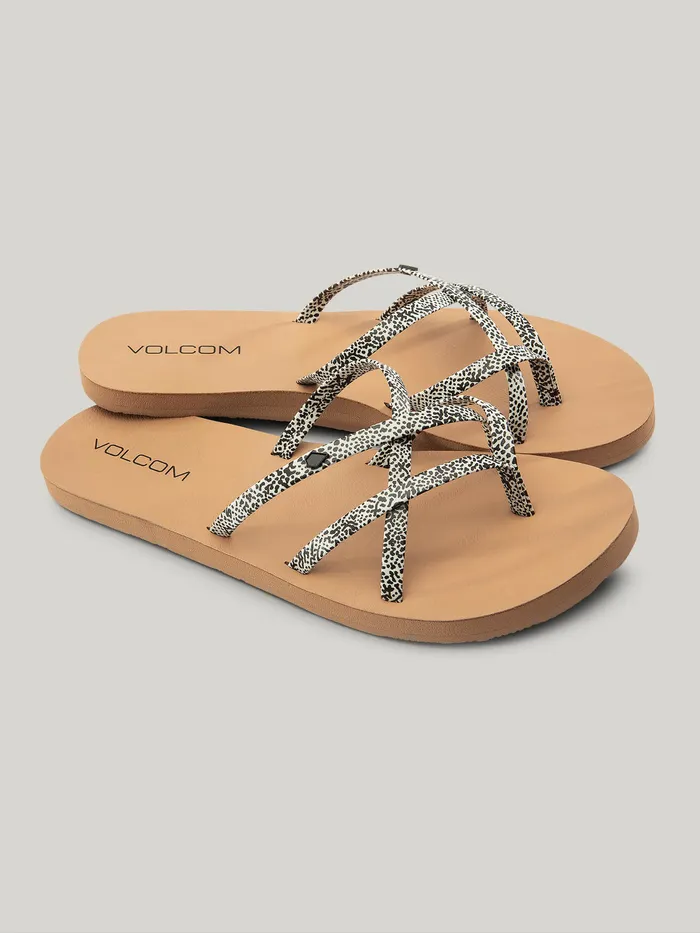 Volcom Sandals New School II Sandal 8211 Snake Snake 8211 Womens