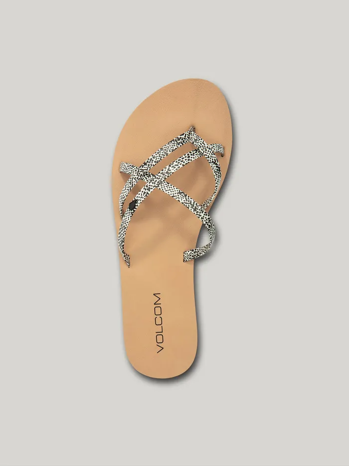 Volcom Sandals New School II Sandal 8211 Snake Snake 8211 Womens