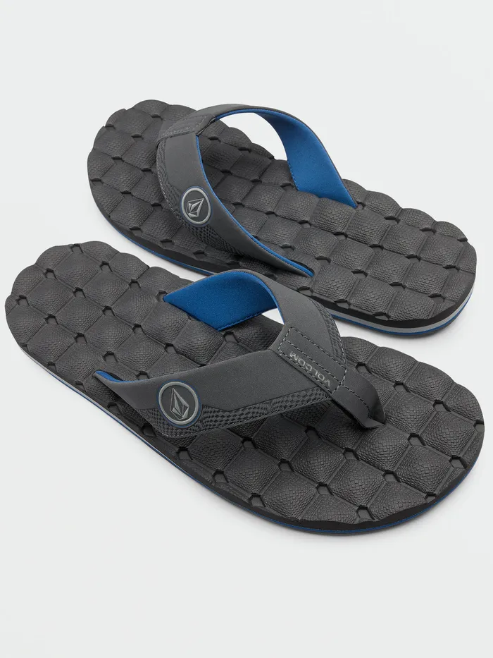 Volcom Sandals Recliner Sandals 8211 Blue Combo Blue Combo 8211 Mens