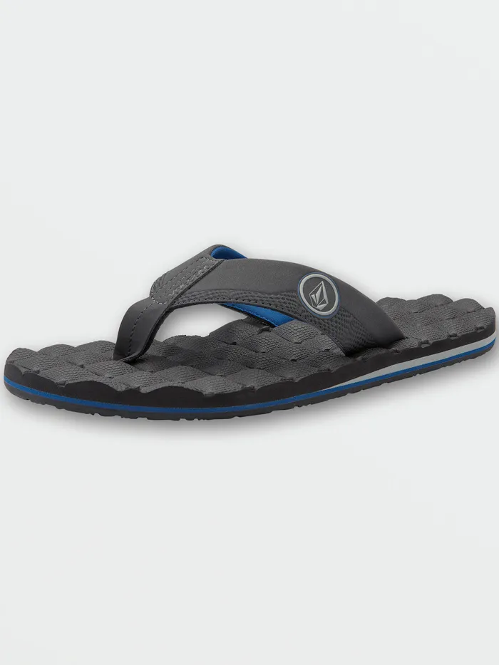 Volcom Sandals Recliner Sandals 8211 Blue Combo Blue Combo 8211 Mens