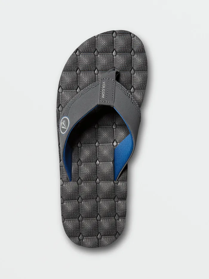 Volcom Sandals Recliner Sandals 8211 Blue Combo Blue Combo 8211 Mens