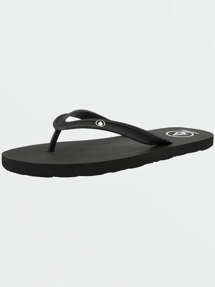 Volcom Sandals Rocker 2 Solid Sandals 8211 Black Black 8211 Mens