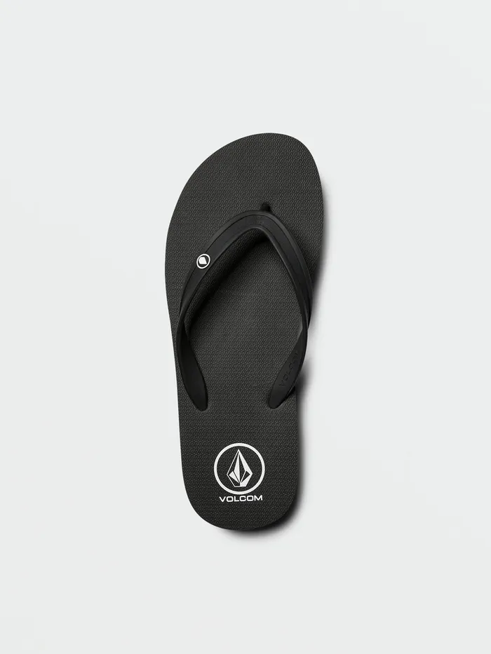 Volcom Sandals Rocker 2 Solid Sandals 8211 Black Black 8211 Mens