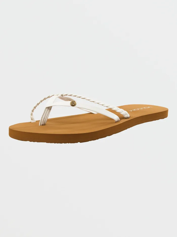 Volcom Sandals Thrills Ii Sandal 8211 White White 8211 Womens
