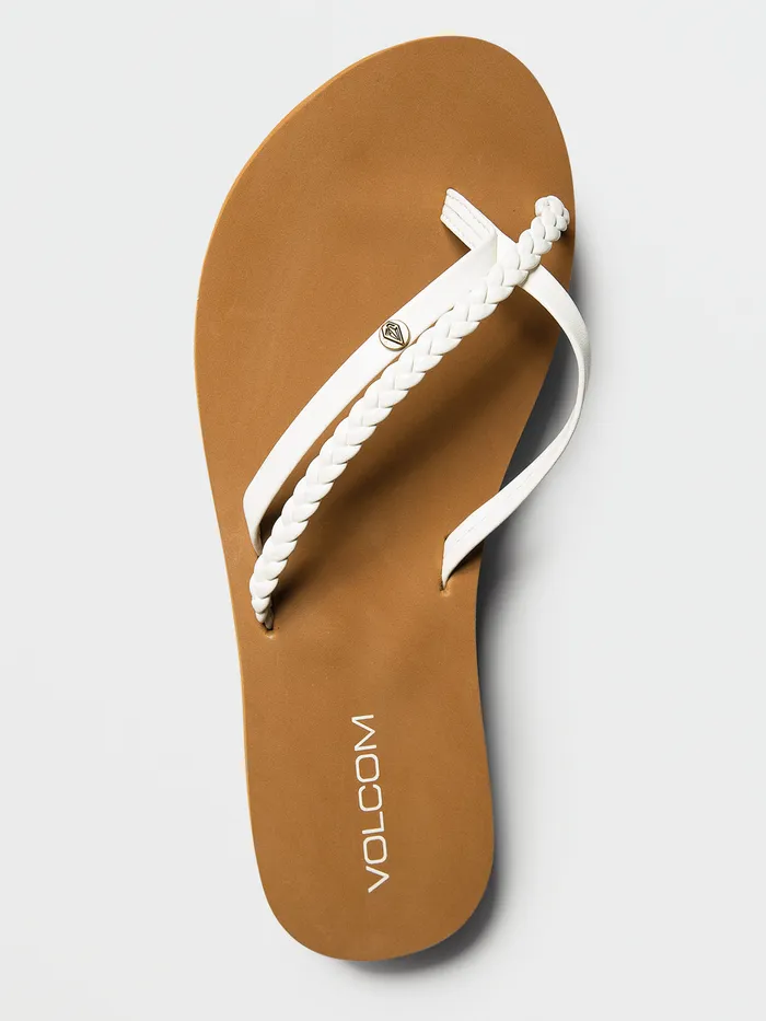 Volcom Sandals Thrills Ii Sandal 8211 White White 8211 Womens