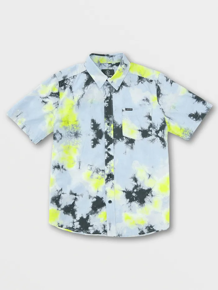 Volcom Shirts and Flannels Big Boys Saturate Short Sleeve 8211 Lime Tie Dye Lime Tie Dye 8211 Boys Volcom Shirts and Flannels Big Boys Saturate Short Sleeve 8211 Lime Tie Dye Lime Tie Dye 8211 Boys