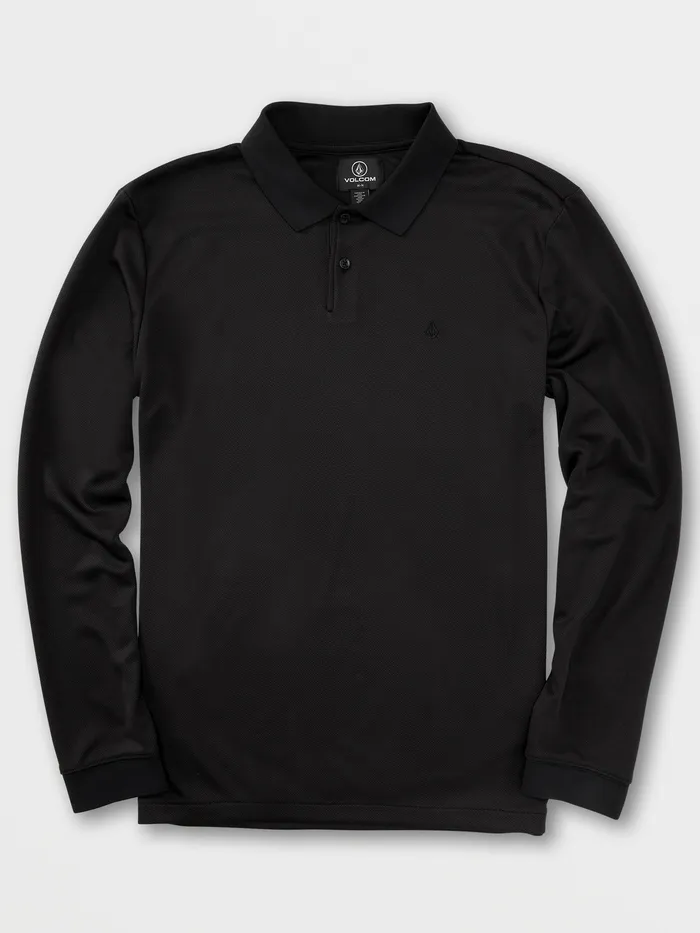 Volcom Shirts and Flannels Skate Vitals Chris Pfanner Long Sleeve 8211 Black Black 8211 Mens