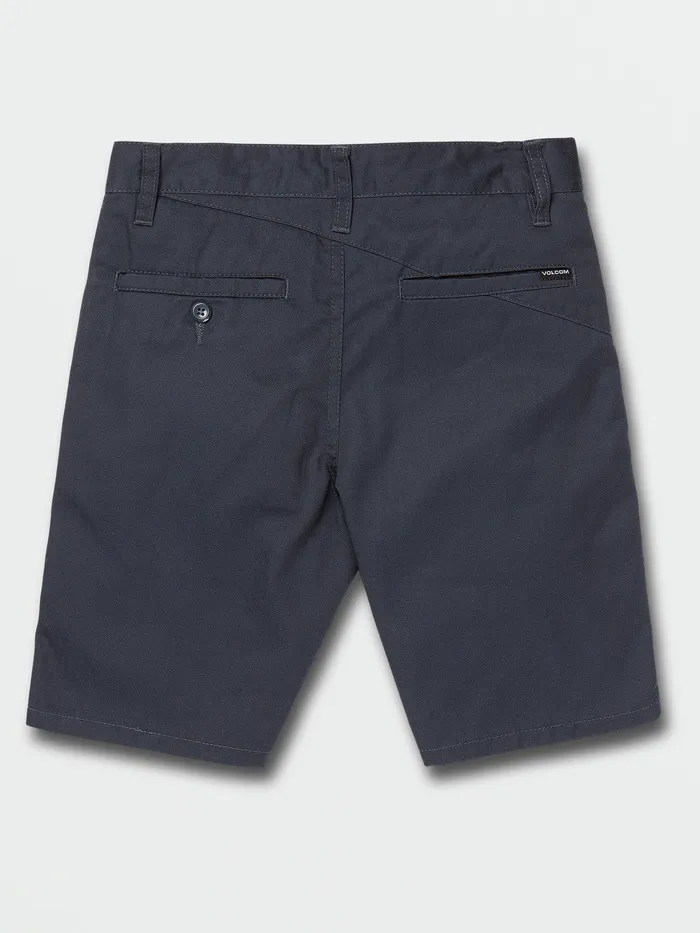 Volcom Shorts Big Boys Frickin Chino Shorts 8211 Dark Navy Dark Navy 8211 Boys