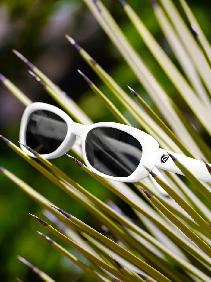 Volcom Surf Jam Sunglasses Gloss White Gloss White 8211 Womens