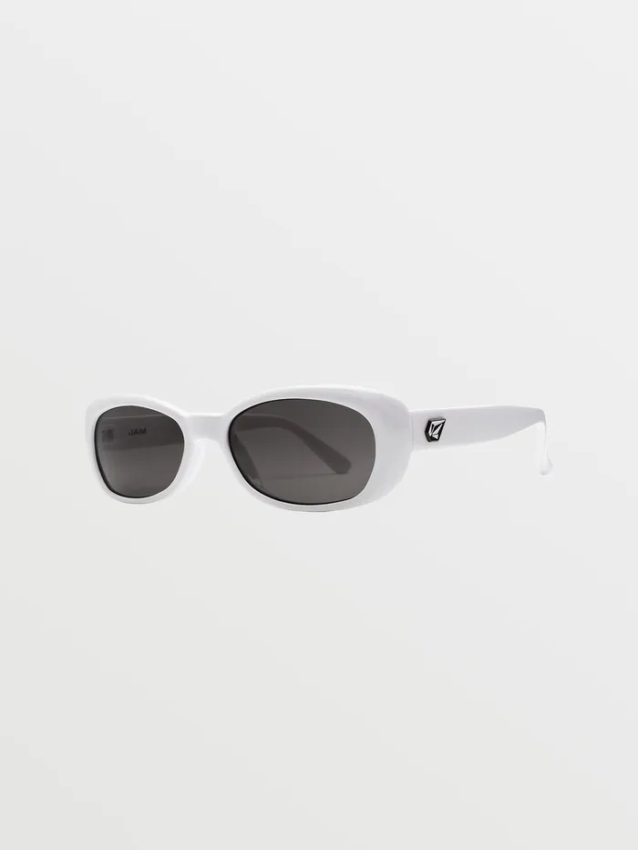 Volcom Surf Jam Sunglasses Gloss White Gloss White 8211 Womens