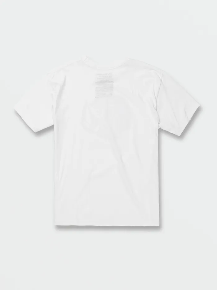 Volcom TShirts and Tanks Big Boys Inner Space Short Sleeve Tee 8211 White White 8211 Boys