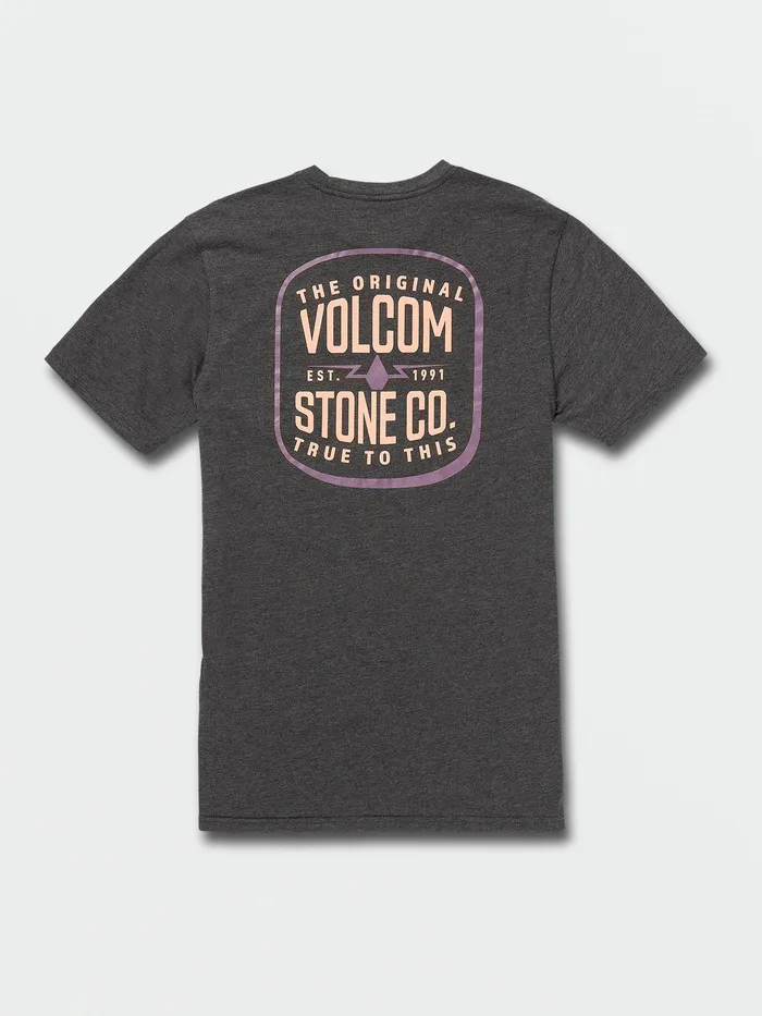 Volcom TShirts and Tanks Carbide Pocket Short Sleeve Tee 8211 Dark Black Heather Dark Black Heather 8211 Mens