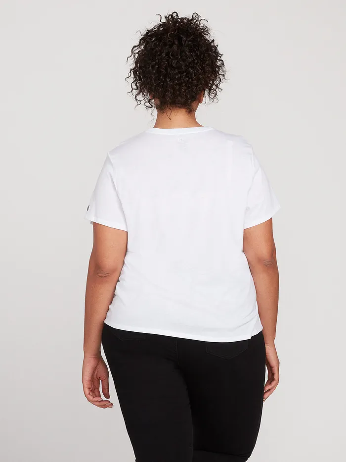Volcom Tops One Of Each Plus Size Tee 8211 White White 8211 Womens