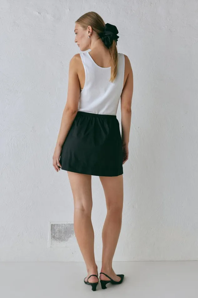 VRG GRL Elka Mini Skirt Black Women Skirts