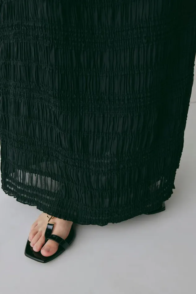 VRG GRL Mia Midi Skirt Black Women Skirts