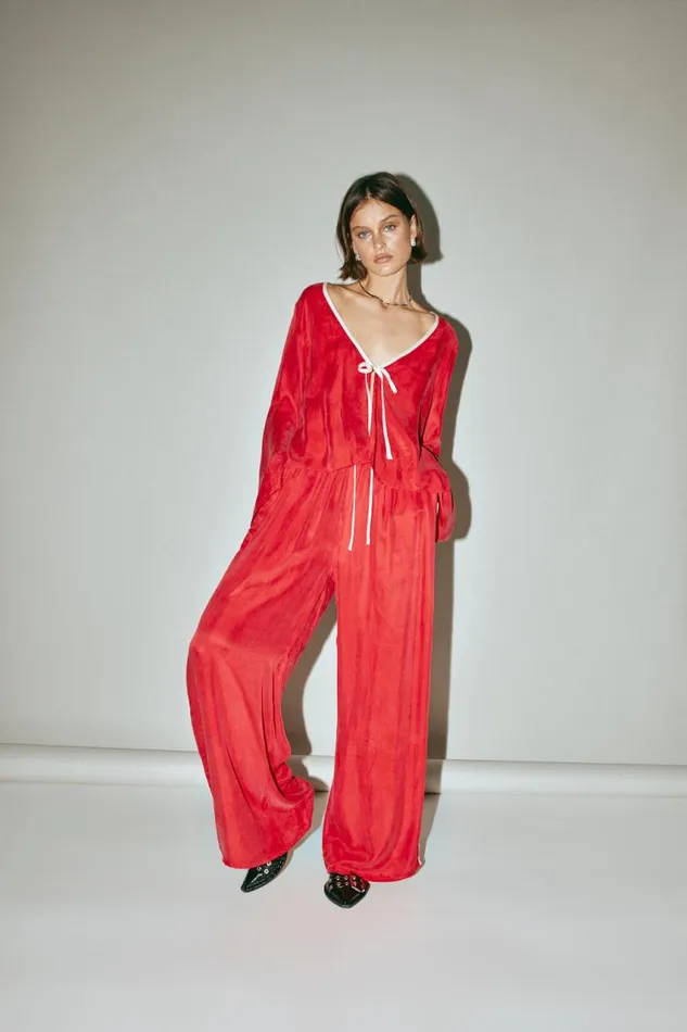 VRG GRL Moonscapes Pants Chilli Women Pants