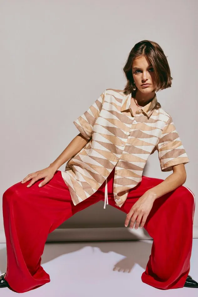 VRG GRL Moonscapes Pants Chilli Women Pants