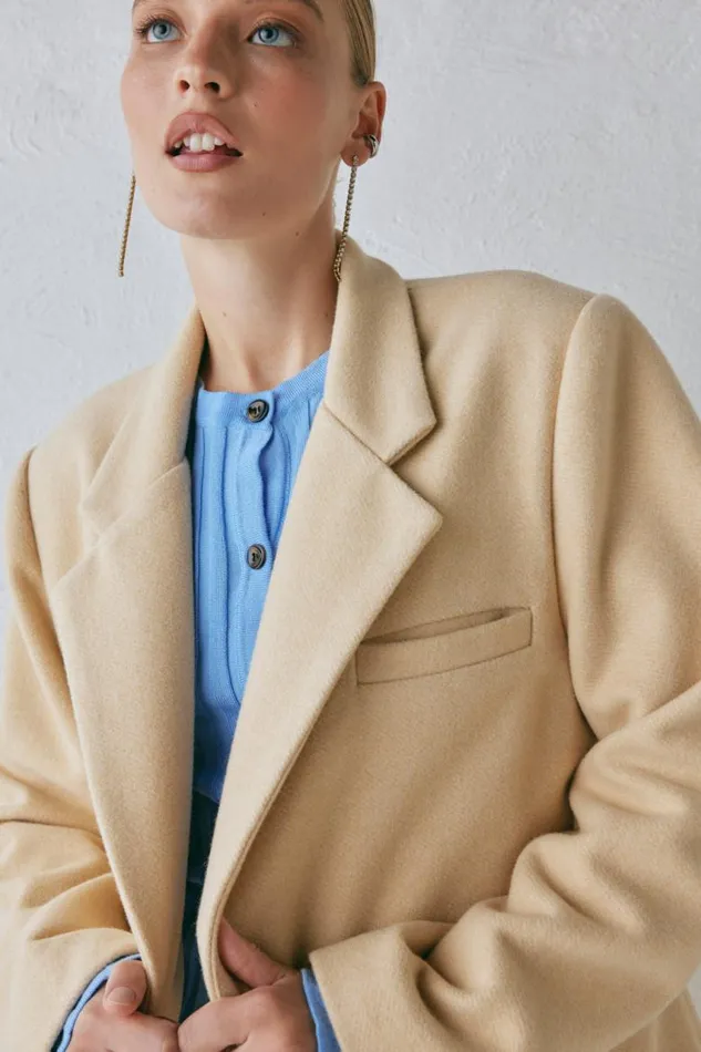 VRG GRL Nada Blazer Butter Women Sets