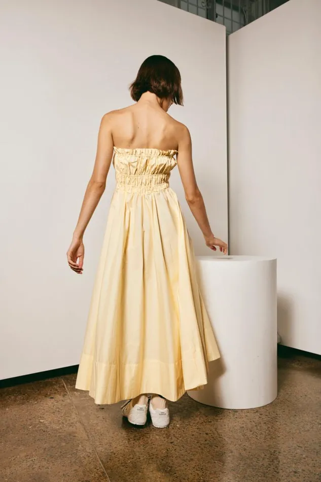 VRG GRL Vacanza Midi Dress Lemon Women MidiMaxi Dresses