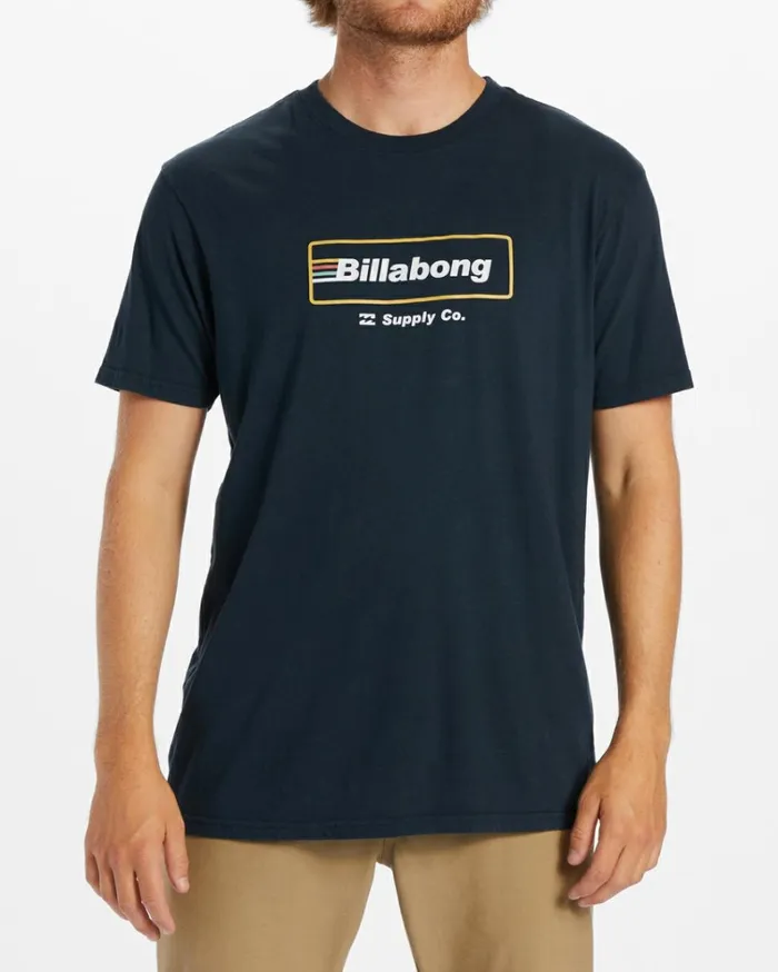 Walled II Short Sleeve TShirt Navy Men Billabong TShirts