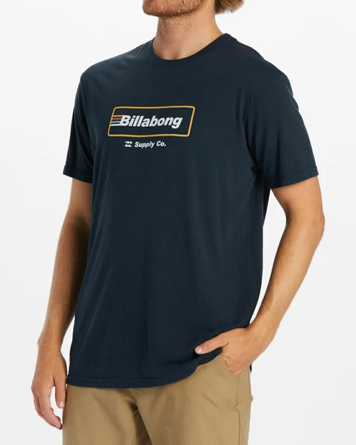 Walled II Short Sleeve TShirt Navy Men Billabong TShirts
