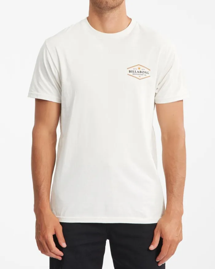 Walled Short Sleeve TShirt Off White Men Billabong TShirts