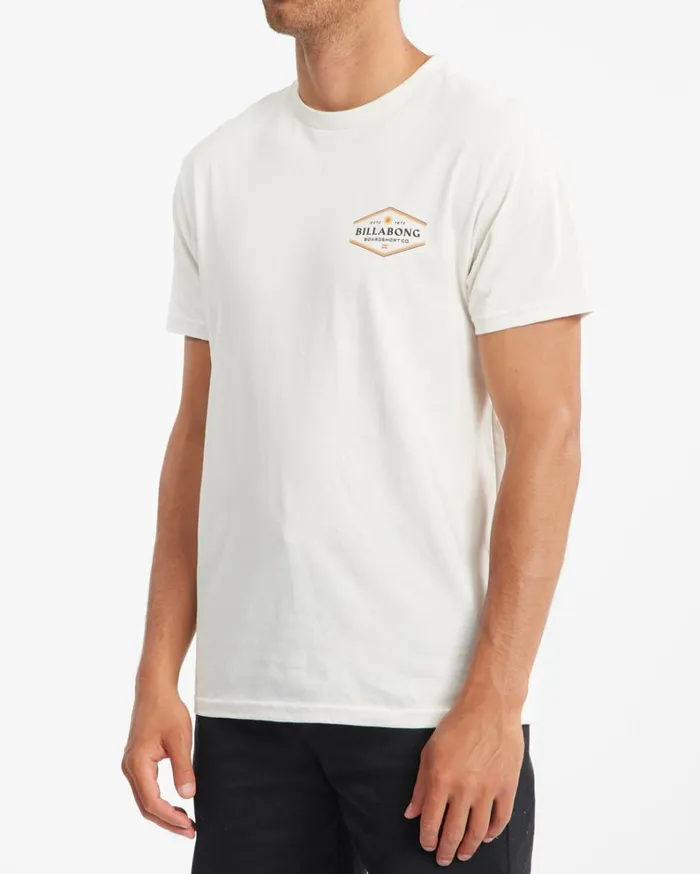 Walled Short Sleeve TShirt Off White Men Billabong TShirts