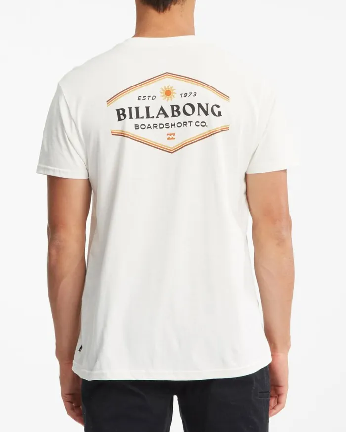 Walled Short Sleeve TShirt Off White Men Billabong TShirts
