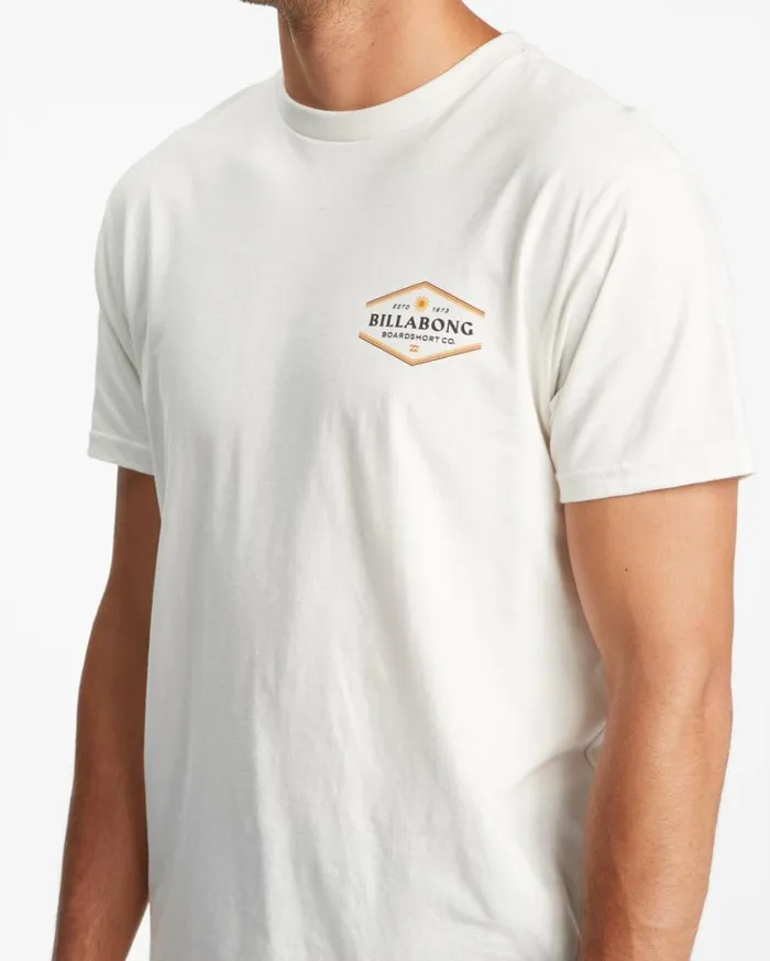 Walled Short Sleeve TShirt Off White Men Billabong TShirts
