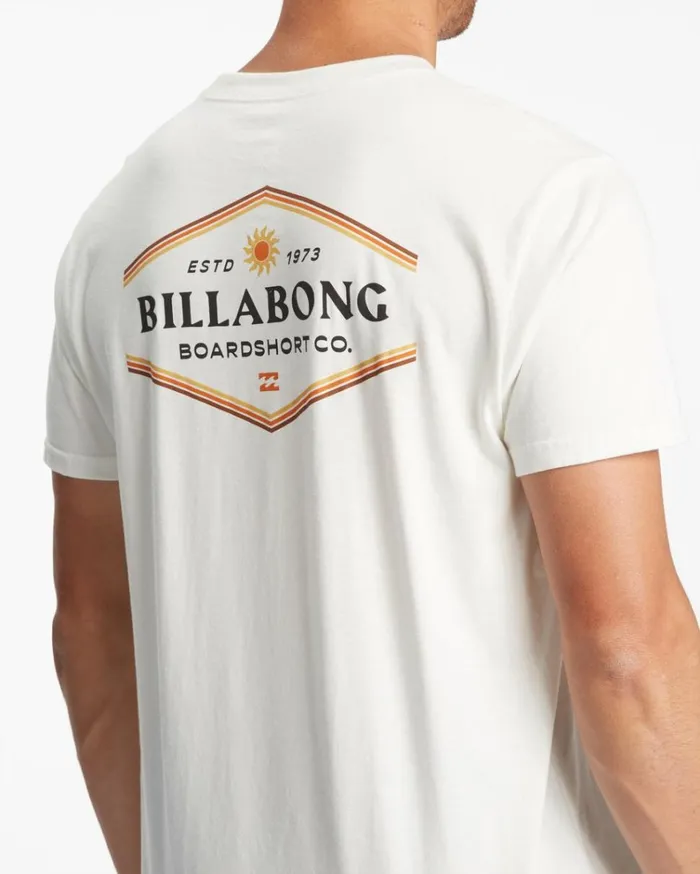 Walled Short Sleeve TShirt Off White Men Billabong TShirts