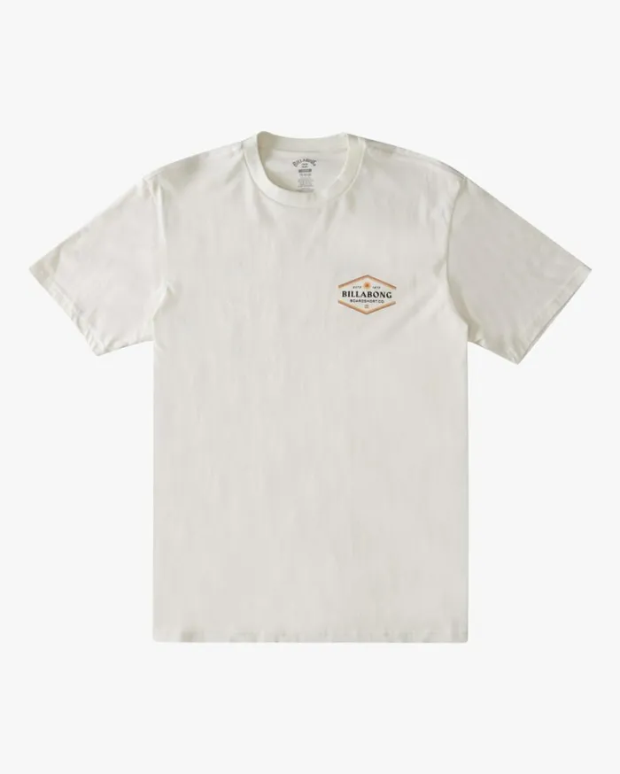 Walled Short Sleeve TShirt Off White Men Billabong TShirts