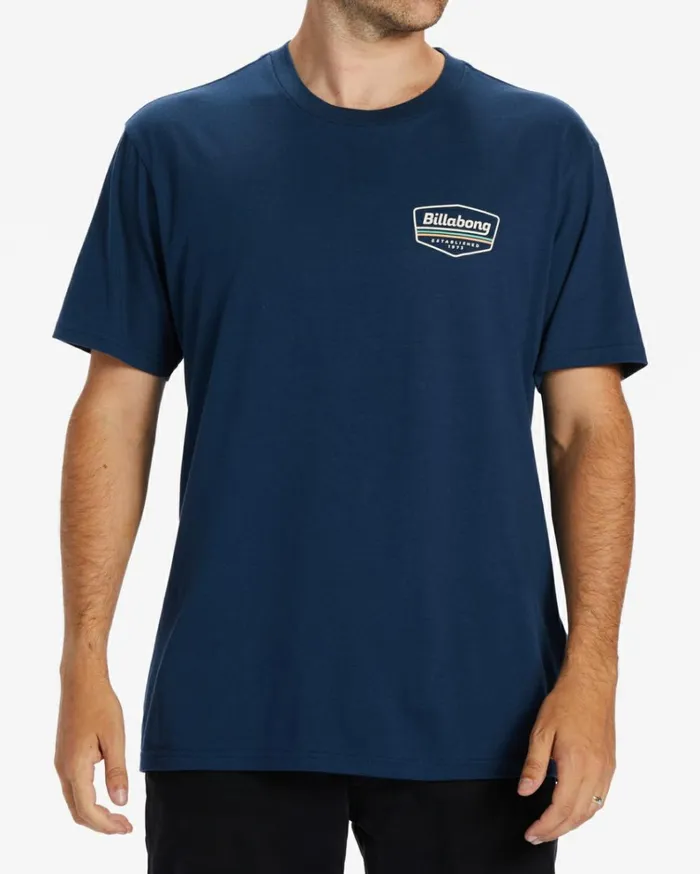 Walled TShirt Dark Blue Men Billabong TShirts