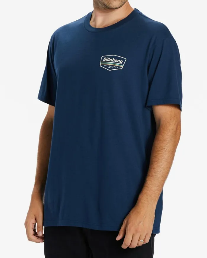 Walled TShirt Dark Blue Men Billabong TShirts