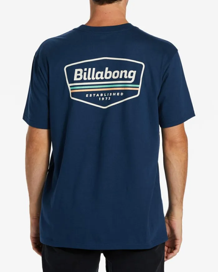 Walled TShirt Dark Blue Men Billabong TShirts