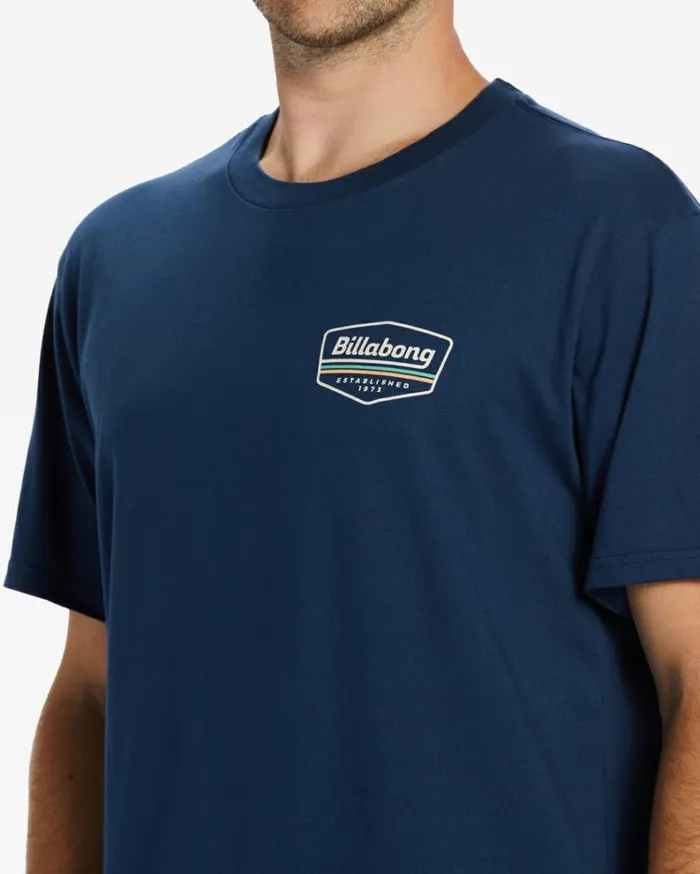 Walled TShirt Dark Blue Men Billabong TShirts