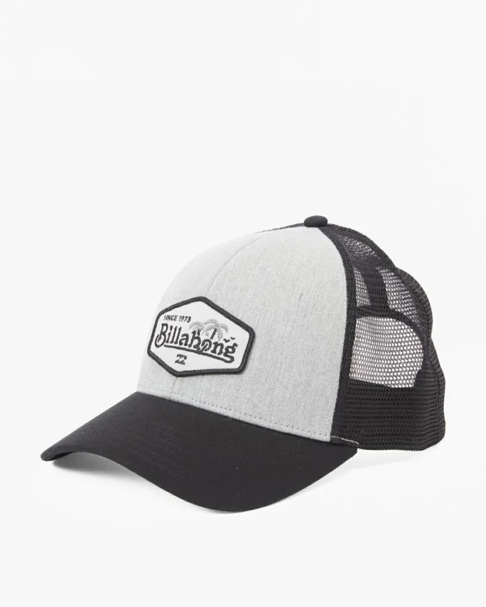 Walled Trucker Hat Blackgrey Men Billabong Hats