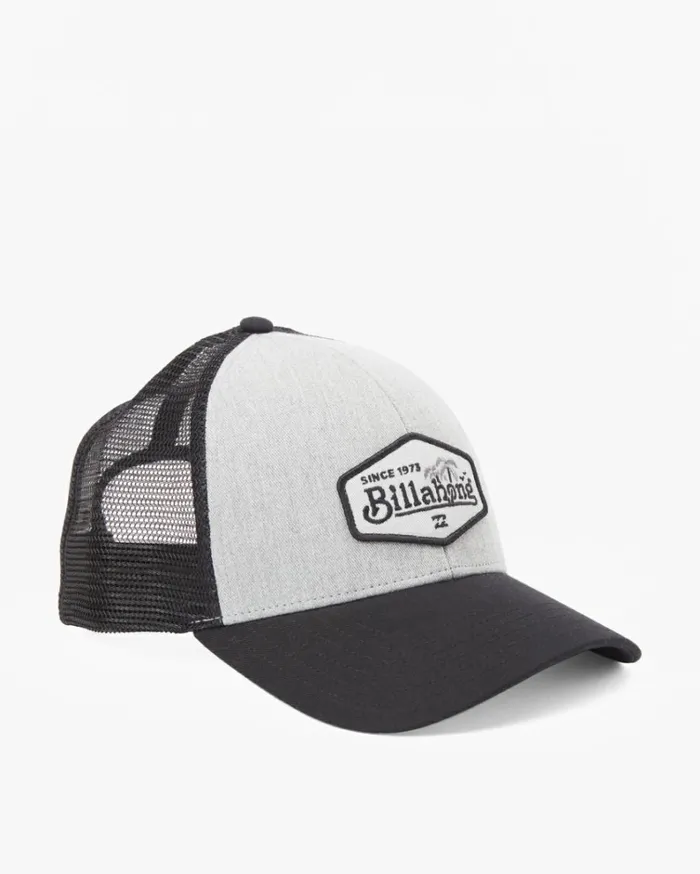 Walled Trucker Hat Blackgrey Men Billabong Hats