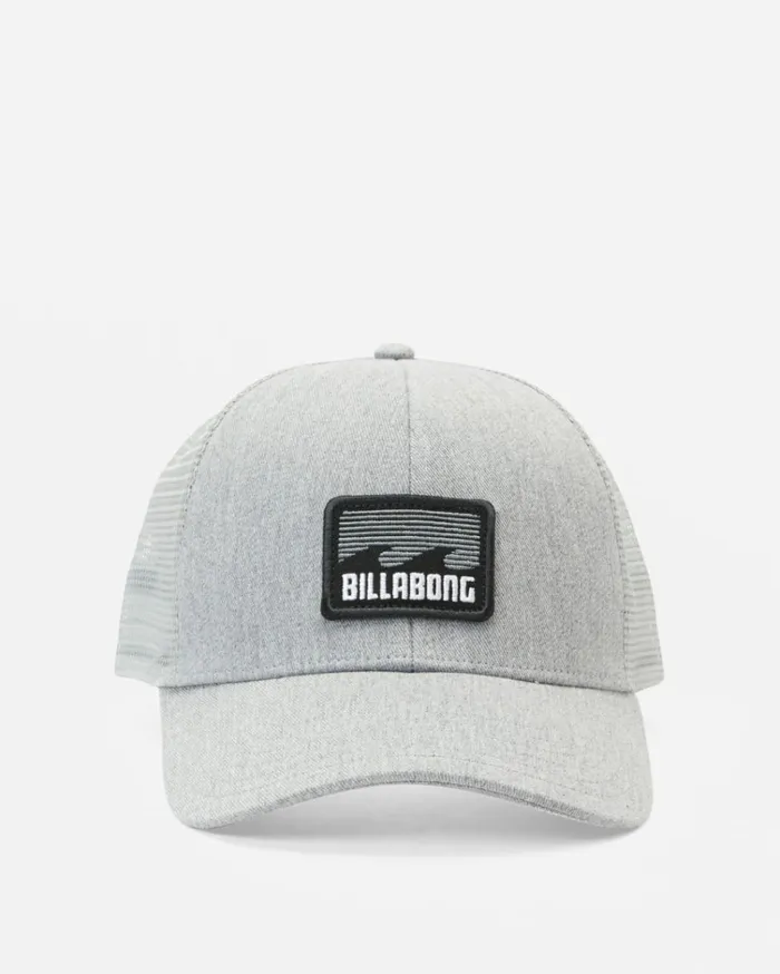 Walled Trucker Hat Grey Heather Men Billabong Hats