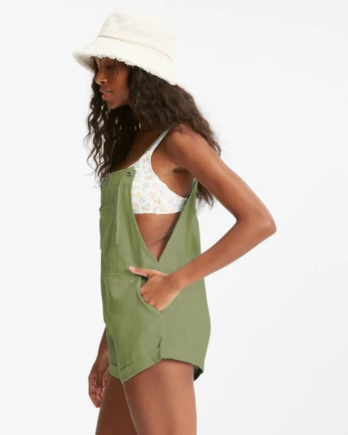 Wild Pursuit Romper Avocado Women Billabong Beach Cover Ups