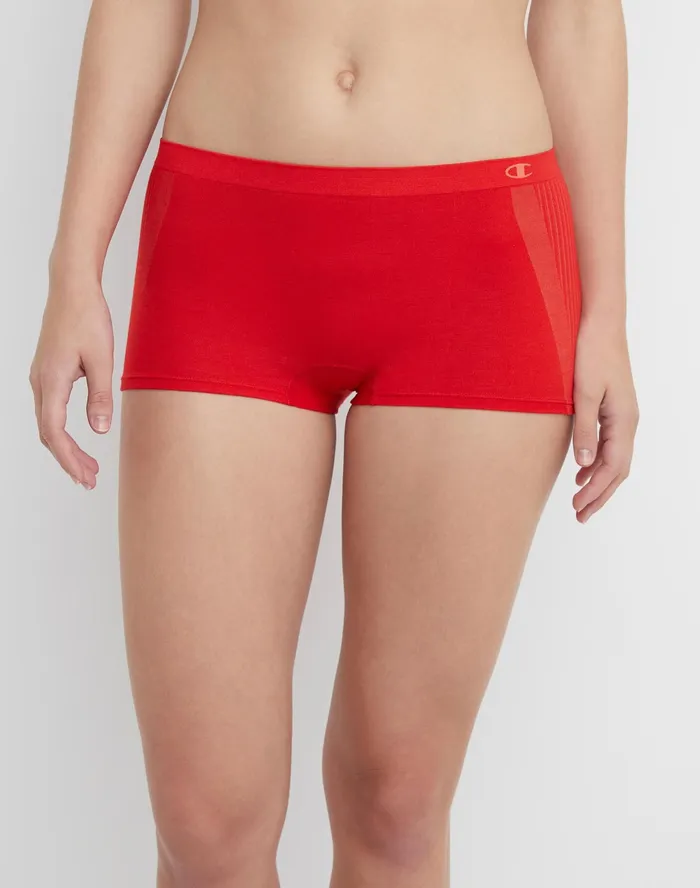 Women039S Boyshort Underwear Script Logo Scarlet Women Champion Underwear