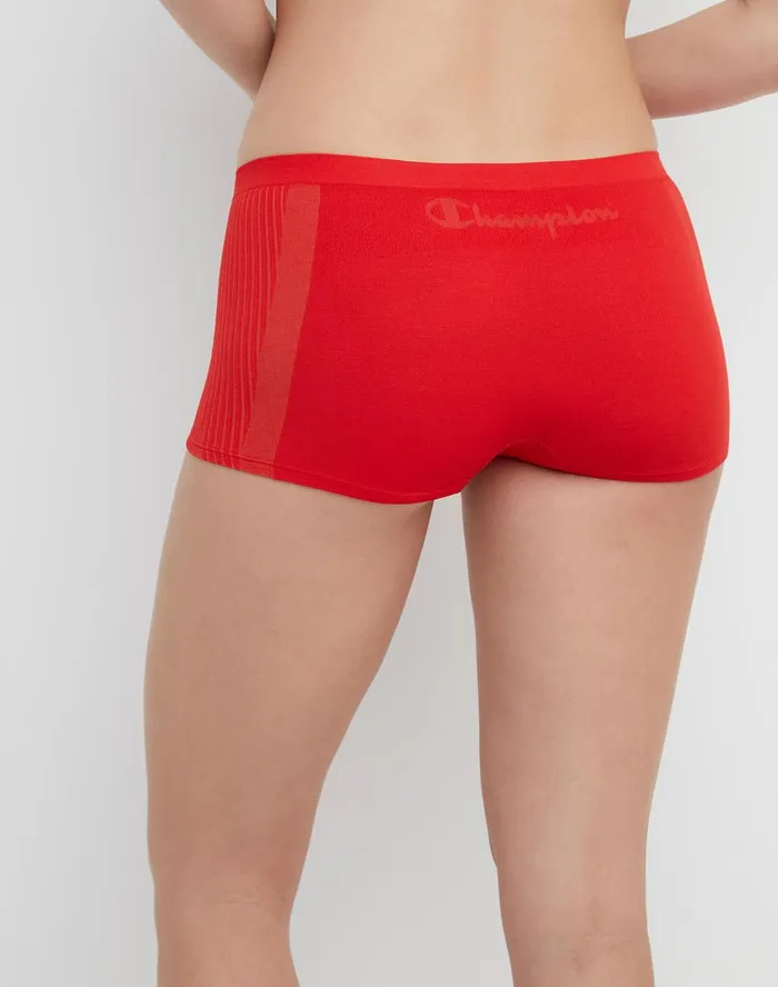 Women039S Boyshort Underwear Script Logo Scarlet Women Champion Underwear