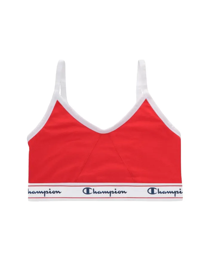 Women039S Bralette Script Logo Scarlet Women Champion Sports Bras and Bralettes