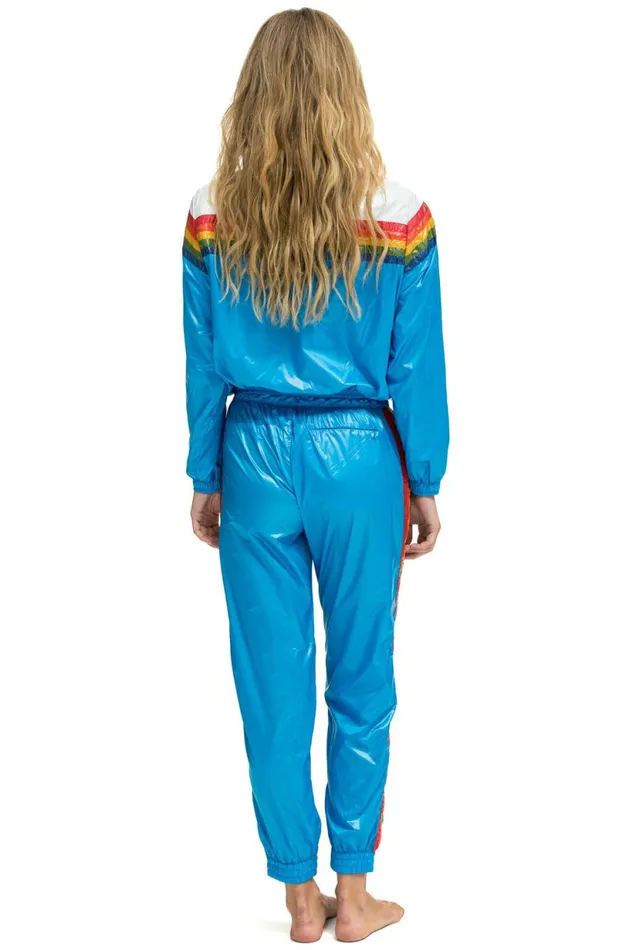 Women 5 STRIPE HI RISE WIND PANT 8211 DRESDEN Aviator Nation Sweatpants