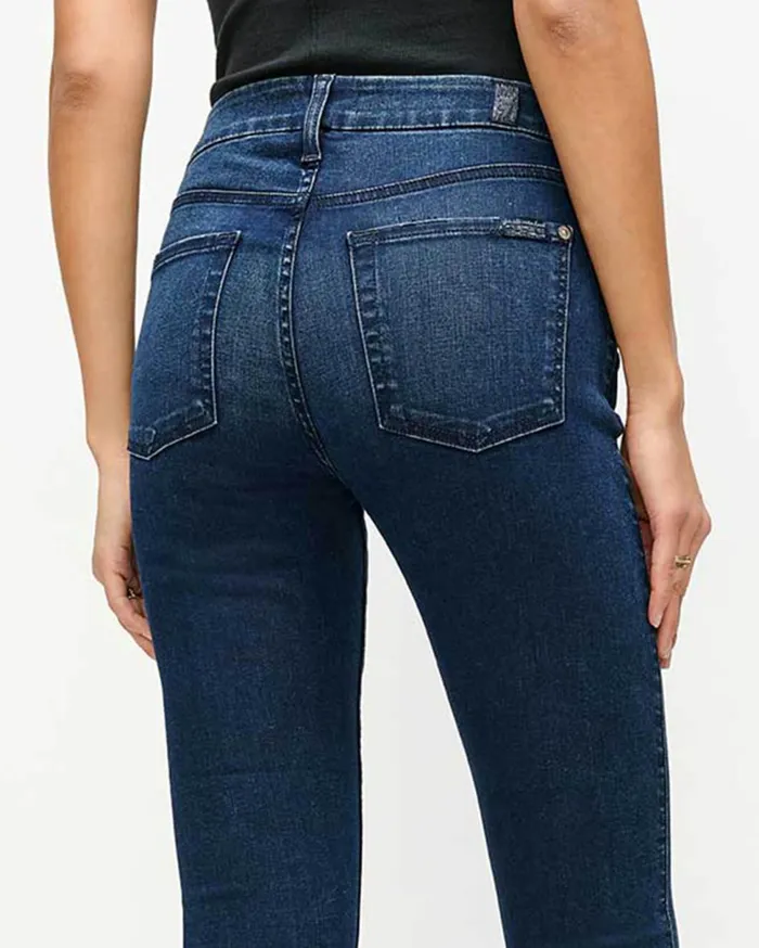 Women 7 For All Mankind Ankle Bair Ankle Skinny In Varnish